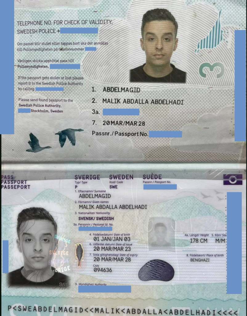 passport Mussa swedish