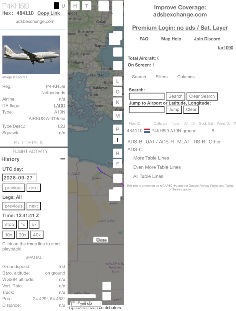 ADS B Exchange track aircraft live2